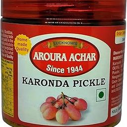 LUCKNOW'S AROURA ACHAR SINCE 1944 Karonda Pickle 400g for Home Use Home Made With Love No Artificial Colors-image-77