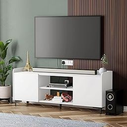 Studio Kook Symphony Global Engineered Wood TV Entertainment Unit (Moonshine White, Matte Finish)-picture-15