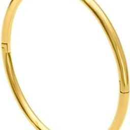 18k Gold Plated Classic Gold Bangle Bracelet for Women - Gift for Girls & Women | Waterproof & Anti-Tarnish Bracelet-5