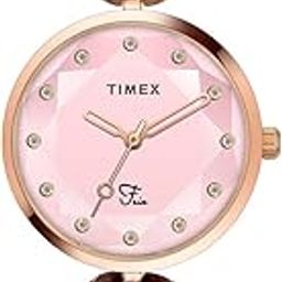 Fria Women Round, Cushion, Rectangular, and Rhombus Dial Case 2-Hands Function Rose Gold and Silver Watch-image-81