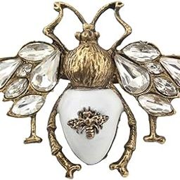 Honey Bee White Colour Brooch For Men-image-16