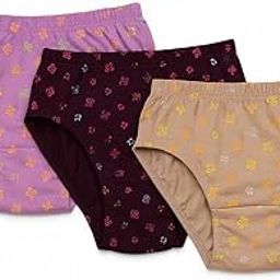 CottonCrest Women's Pure Cotton Breathable Multicolour Floral Printed Panties(Pack of 3)-picture-14