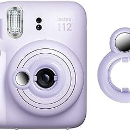 Rieibi Selfie Mirror for Instax 12, Fuji Mini 12 Selfie Mirror for Fujifilm Instant Camera - Purple-25