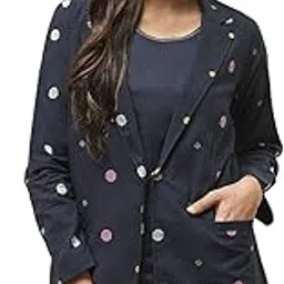 biba Women's Straight (WRKVGE20028AW23NVY_Navy-picture-10