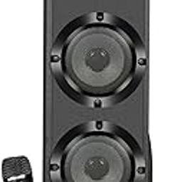 LAPCARE Dhamaka 50W Tower Speakers with Led Digital Display | Extreme Bass | Bt V5.0 |in-Built Fm | USB, Mp3 | Wireless Remote & Wireless Mic (Lts-603) - Black-20
