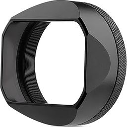 X100VI Square Metal Lens Hood for Fujifilm Fuji X100VI Camera Accessories Black with 49mm UV Filter Adapter Ring Haoge LH-X54B-image-8
