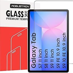 Robustrion Tempered Glass Screen Protector for Samsung Galaxy Tab S10 FE 10.9 inch / S9 FE / S9 / S8 / S7 11" Tempered Glass Screen Guard for Samsung S10 FE / S9 FE /S9/S8/S7 11 inch Tab - Pack of 1-13