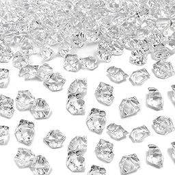 LYFJXX 1000Pcs Reusable Fake Ice Cubes Artificial Acrylic Crystal Cubes for Wedding Decor Photography Props Vase Fillers-image-28