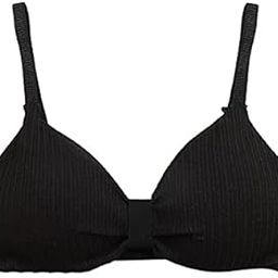 women's soft padded non-wired bra everyday tank bralette for women's girls free size (28-32 bust size)-image-18