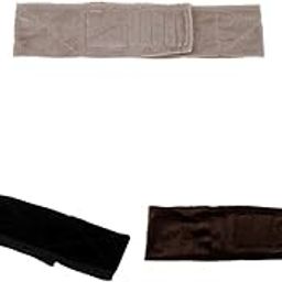 CALANDIS Flexible Cloth Wig Band Grip Scarf Headband Hair Wiggery Hairband Black-42