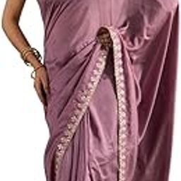 Akaabo Pure Chiffon Women's Ready to Wear One Minute Saree with Unstitched Blouse Piece | Lightweight Saree for Party, Festive and Daily Wear-image-80