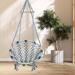 Patiofy Home Swing for Adults & Kids/Swing for Living Room/Jhula for Adults/Suitable for Living Room, Balcony, & Outdoor/Capacity Upto 100 Kgs/Includes Free Hanging Accessories (Multicolor-Green)-image-52