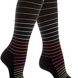 Cotton Compression Socks for Women & Men. 15-20 mmHg Support Knee-High-50