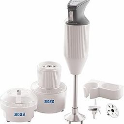 Boss E113 180-Watt Hand Blender with Chutney and Chopper Attachments, Grey-picture-30