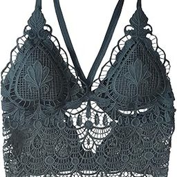 Womens and Girls Regular wear Fancy Floral Lace Silky Net Lightly Padded Non-Wired Bralette Bra | Women Cami Bra Lightly Padded Bra Pack of 1(Multicolour)(Free Size for 34 to 36)-image-82
