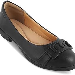 BOLINGO Women's Ballerina Shoes Footwear - Round Toe Ladies Ballet Flats Formal Casual Comfortable Wear-image-1