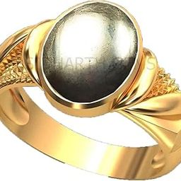 15.25 Ratti 14.00 Crt Natural Pyrite Crystal Ring Gold Plated Ring With Adjustable Size For Men And Women-image-65