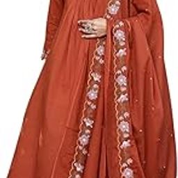 Women's Fancy & Trendy Rayon Blend Kurti & Dupatta 3/4th Sleeves Straight Salwar Suit Dupatta Set || Comfortable Outfit For Wedding-29