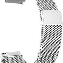 Magnetic Milanese Metal Chain Watch Band - Adjustable Loop Strap | Compatible With Fossil Hybrid HR Smart Watch Only-picture-20