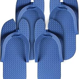Kuber Industries Rubber Bathroom Slipper For Men & Women 2 Pair (Blue) 54KM4205-image-43