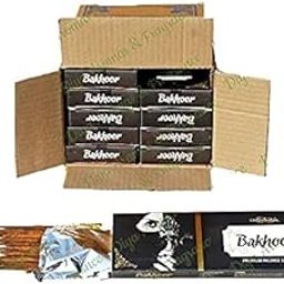 Misbah Bakhoor Incense Sticks with Long - Lasting Aroma Base Bathi 50G Each Pack of 10 Boxes (Agarwood)-32