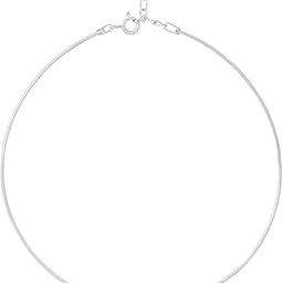 925 Sterling Silver Rhodium Plated Classic Anklet | Gift for Women & Girls | With Certificate of Authenticity and 925 Hallmark-21