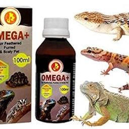 Pet Care International (PCI) Omega+ to Provide Essential Omega and Vitamins for Healthy Iguana, Gecko and Other Scaly Pets Healthcare (100ml)-0