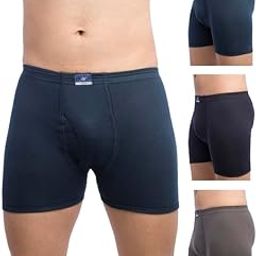 Men's Unique Snug Fit 100% Cotton Jersey Trunks | Stretchable Soft Concealed Waistband | Pack of 4 - Assorted Colours-picture-49