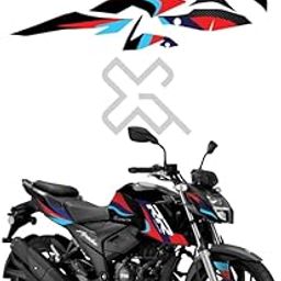 Grayfixx RR Edition Full Body Sticker for Apache RTR 160/200 4V | Made in Premium Gloss Vinyl with FPF(Fade Protection Film), Water Proof, Precut Sticker, Pack of 1 Both Side-image-42