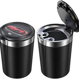 STHIRA® Car Ashtray with Lid, Detachable Stainless Smokeless Auto Ashtray-image-37