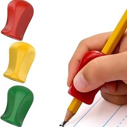 MOOZ Pencil Grippers for Kids Set of 3 Doctor Designed Ergonomic Writing Aids | Non-Toxic Soft Grip for Handwriting Improvement | Ideal for Pencils, Crayons & Pens | Learning Tool for Beginners-image-69