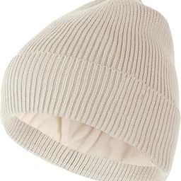 Winter Beanie Hats for Men Women, Fleece Lined Beanie Soft Warm Knit Hat Ski Cuffed Cap-image-8