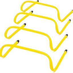 CABRIO Plastic Speed Training Agility Hurdles for Exercise & Fitness for Athletes 6inch (Yellow) (4)-16