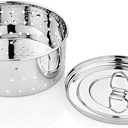 EMBASSY Stainless Steel Round Paneer Mould/Maker/Strainer | Diameter - 10 cm | Size - 1 | Perfect for Making Homemade Paneer/Cheese/Tofu | Dishwasher Safe-image-74