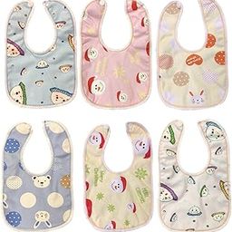 SooWoo® Waterproof, Quick Dry, Soft Cotton, Printed Cute Baby Bibs Apron for Baby Boy and Girl (Assorted)-picture-20