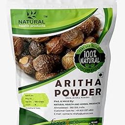 Natural Health Products Aritha Powder for Hair Growth Organic, Hair Wash, Reetha, Hair Cleanser For Deep Cleansing and soft hairs, Thicker & Stronger Hair(100GM)-picture-11