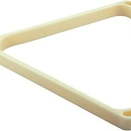 JBB Snooker and Pool Table Heavy Plastic Indian Triangle Frame in White Color-picture-1