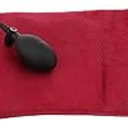 UJEAVETTE® Portable Air Inflatable Pillow Orthopedic Lumbar Brace Cushion Wine Red-21