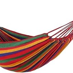 Black Sparrow Camping Hammock Swing Cotton Fabric Portable Travel Tree Hanging Bed Indoor Outdoor Garden Beach Sleeping Jhula for Baby Adults Men & Women-image-84