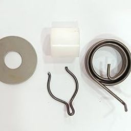 MJ automobile Rx 100 Kick Shaft Spring Kit Set of 4, 1 Kick Spring, 1 Kick Spring Bush, 1 Kick Spring Washer and 1 Kick Spring Lock. RX100, RXZ, RXG, RX 135, RX135 5 Speed-picture-28