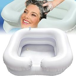 Inflatable Shampoo Basin for Bedridden, Portable Sink for Washing Hair, Inflatable Sink for Detox, Wash Hair in Bed for Elderly, Disabled, Injured, Hair Wash Basin Sink-image-73