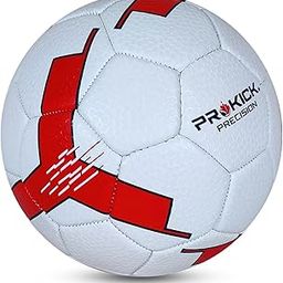 Prokick Precision Machine Stitched 32 Panel Football, Size 3 (White/Red)-picture-13