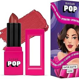 SUGAR POP Satin Matte Luxe | Castor Oil, Vitamin E & Hyaluronic Acid | Full coverage - 15 Mimosa-6