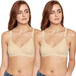 bodycare Women Cotton Non Padded Non-Wired Regular Bra (Pack of 2)-picture-9