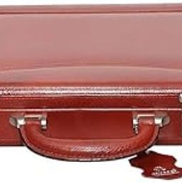 Red Cherry Genuine Leather Briefcase Laptop Compartment Expandable Features High Security Combo Number Lock Briefcase Bag for Men-image-22
