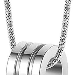 Silver Plated Fancy Pendant with Chain Fashion Jewellery Gift for Men & Boys-picture-48