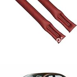 LOVMOTO Universal Car Gap Filler Organiser Car Seat Gap Filler, Car Seat Gap Organiser, PU Leather Car Accessories, Car Seat Console Side Pockets for Storage Comfortable With Ci-az-image-85