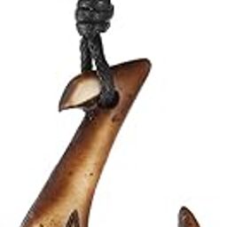 Men's and Women's Hawaiian Fish Hook Pendant Hemp Rope Chain-Maori Tribal Necklace-image-84