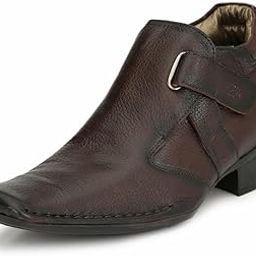 Men's Brown Leather Ankle Boot with Zip Closure-image-34
