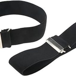 Adjustable Anti Slip Elastic Shirt Sleeves Holder Armband Arm Garter Band Black | Other Mens Accessories-image-98